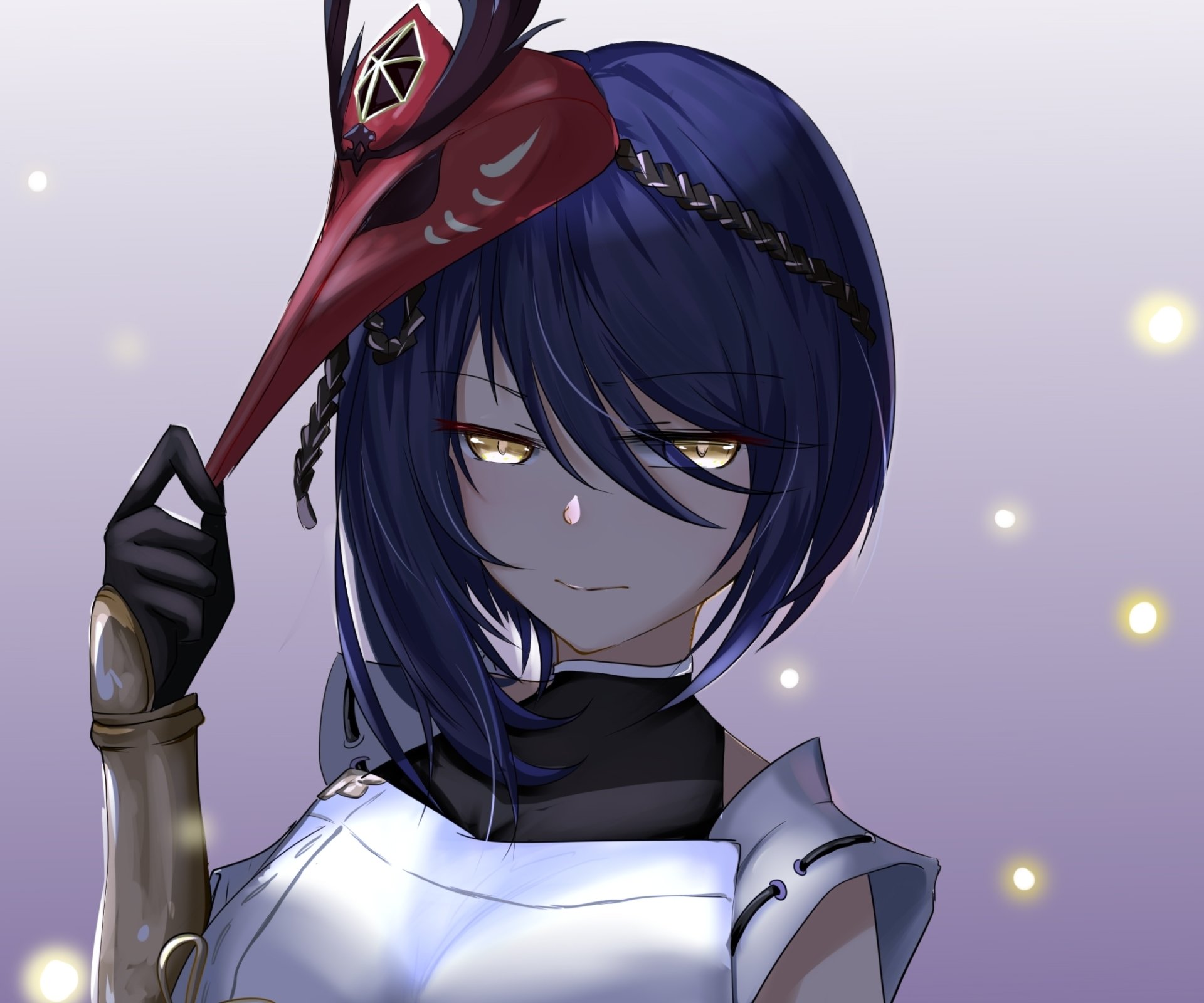 Download Kujou Sara Video Game Genshin Impact HD Wallpaper by 黎明rimie