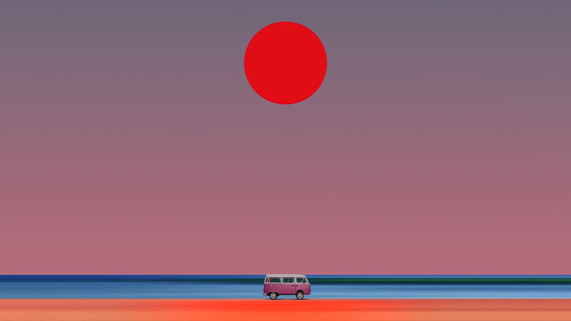 Download Minimalist Vehicle Van HD Wallpaper by irightaxis