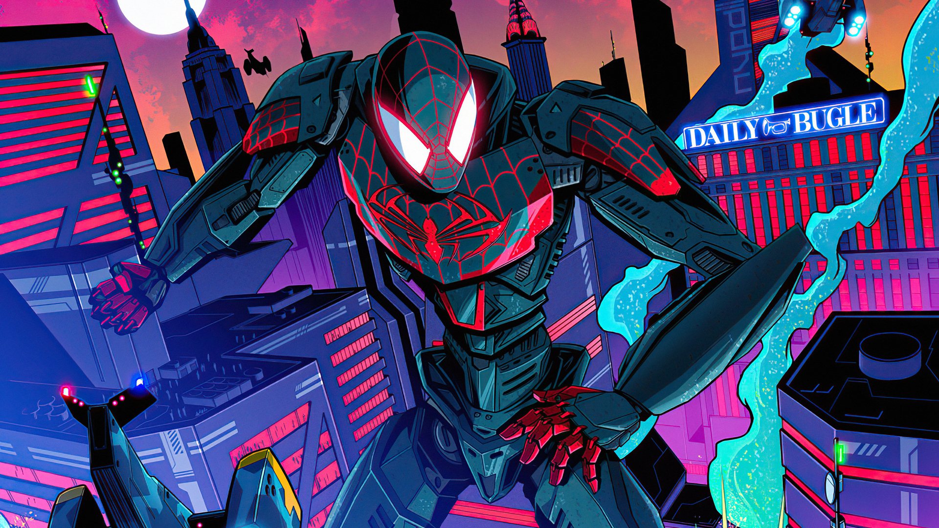 Download Dailybugle Miles Morales Comic Spider Man HD Wallpaper by Gabriel Luque