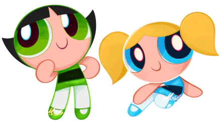 Buttercup (Powerpuff Girls) Bubbles (Powerpuff Girls) TV Show The Powerpuff Girls (1998) HD Desktop Wallpaper | Background Image