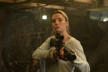 Betty Gilpin movie The Hunt (2020) HD Desktop Wallpaper | Background Image