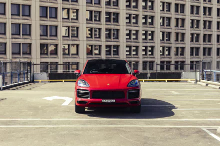  Red Porsche Cayenne GTS Coupé
