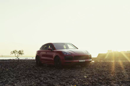  Red Porsche Cayenne GTS Coupé