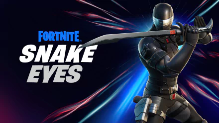 Snake Eyes (G.I. Joe) video game Fortnite HD Desktop Wallpaper | Background Image