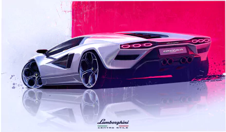 vehicle Lamborghini Countach LPI 800-4 HD Desktop Wallpaper | Background Image
