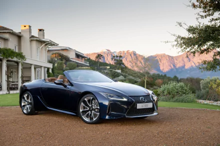 cabriolet vehicle Lexus LC 500 HD Desktop Wallpaper | Background Image