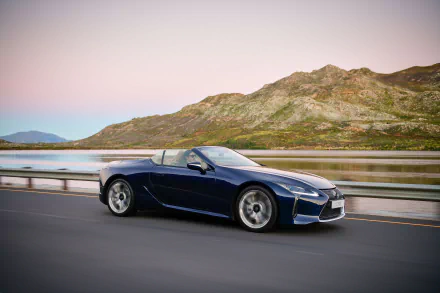 cabriolet vehicle Lexus LC 500 HD Desktop Wallpaper | Background Image
