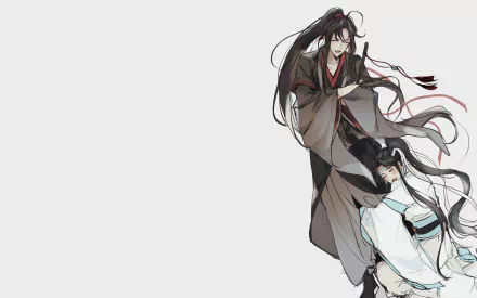 Lan Sizhui Wei Wuxian Anime Mo Dao Zu Shi HD Desktop Wallpaper | Background Image