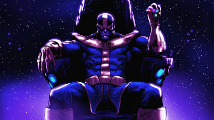 Infinity Gauntlet Comic Thanos HD Desktop Wallpaper | Background Image