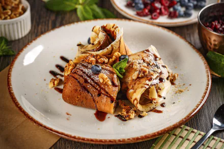 food crêpe HD Desktop Wallpaper | Background Image