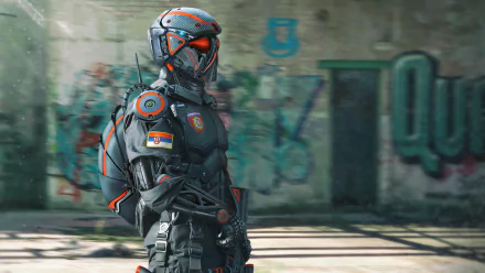 futuristic military Sci Fi HD Desktop Wallpaper | Background Image