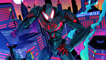 dailybugle Miles Morales Comic spider man HD Desktop Wallpaper | Background Image
