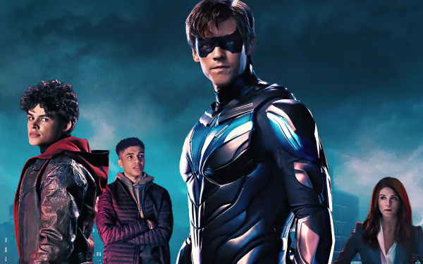 Oracle (DC Comics) Red Hood Tim Drake Barbara Gordon Jason Todd Dick Grayson Nightwing TV Show titans HD Desktop Wallpaper | Background Image