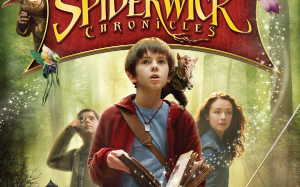 Andrew Mccarthy Richard Grace Mallory Grace Sarah Bolger Freddie Highmore Jared Grace movie The Spiderwick Chronicles HD Desktop Wallpaper | Background Image