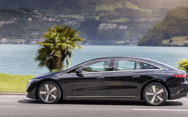  Black 2021 Mercedes-Benz EQS 580 4MATIC (V297)