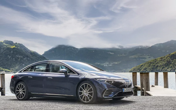  Blue 2021 Mercedes-Benz EQS 450+ AMG Line (V297)