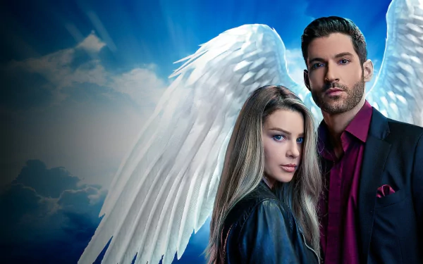 Lauren German Chloe Decker Tom Ellis Lucifer Morningstar TV Show Lucifer HD Desktop Wallpaper | Background Image