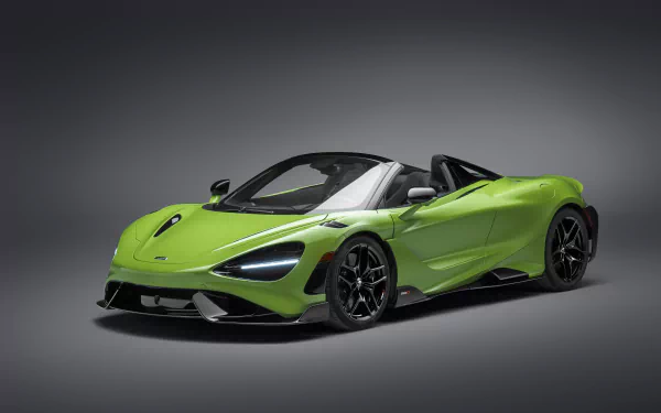 supercar McLaren 765LT vehicle McLaren 765LT Spider HD Desktop Wallpaper | Background Image