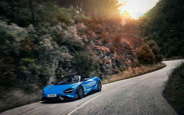 supercar McLaren 765LT vehicle McLaren 765LT Spider HD Desktop Wallpaper | Background Image