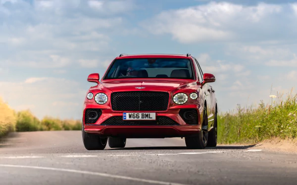  Red Bentley Bentayga Hybrid "First Edition"