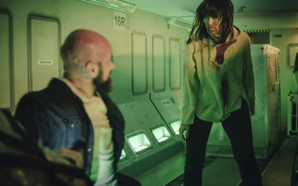 Peri Baumeister movie Blood Red Sky HD Desktop Wallpaper | Background Image