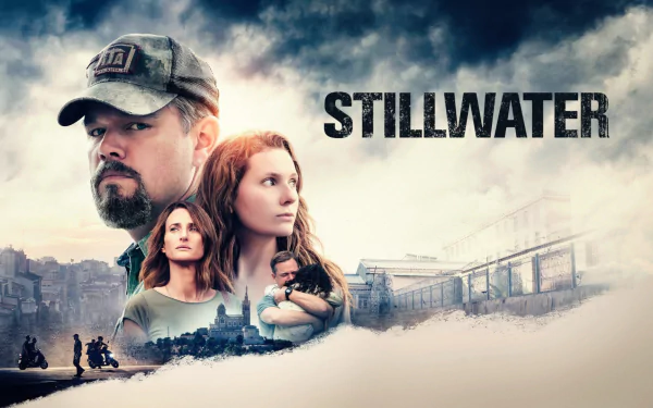 Abigail Breslin Camille Cottin Matt Damon movie Stillwater HD Desktop Wallpaper | Background Image