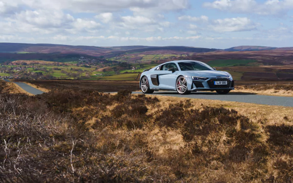 Audi R8 vehicle Audi R8 V10 HD Desktop Wallpaper | Background Image