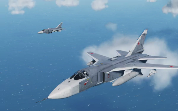 warship bomber military sukhoi su-24 HD Desktop Wallpaper | Background Image