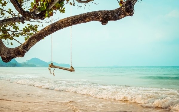 Photography Swing Ocean HD Wallpaper | Background Image