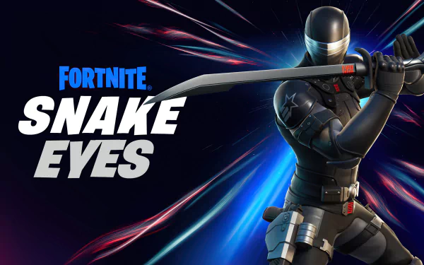 Snake Eyes (G.I. Joe) video game Fortnite HD Desktop Wallpaper | Background Image