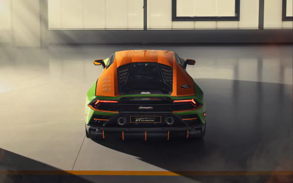 supercar vehicle Lamborghini Huracán Evo GT Celebration HD Desktop Wallpaper | Background Image