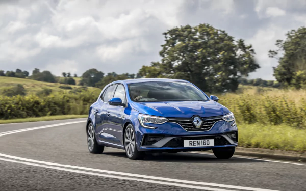  Blue Renault Mégane E-TECH Plug-in Hybrid R.S. Line