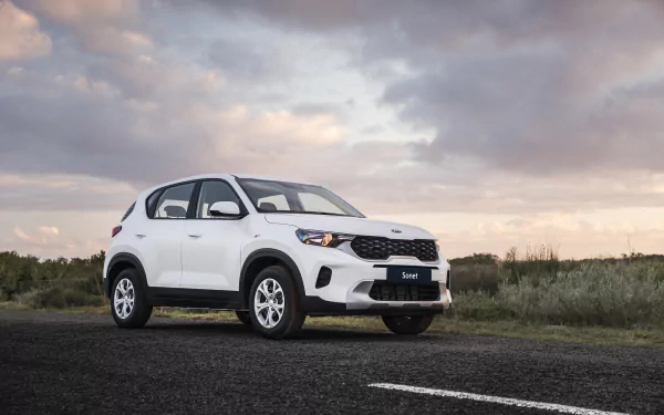 SUV vehicle Kia Sonet LX HD Desktop Wallpaper | Background Image