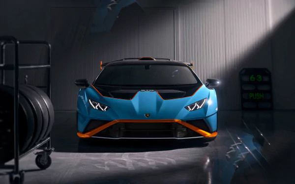 supercar vehicle Lamborghini Huracán STO HD Desktop Wallpaper | Background Image