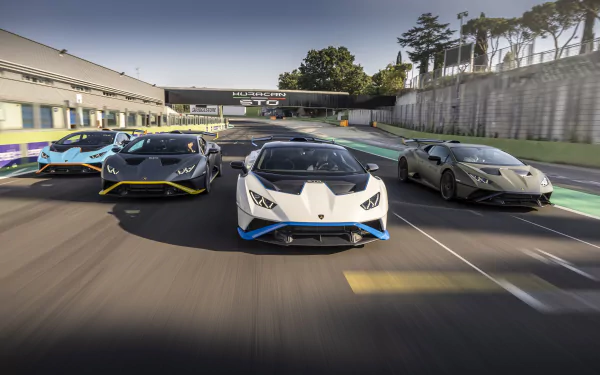 supercar vehicle Lamborghini Huracán STO HD Desktop Wallpaper | Background Image