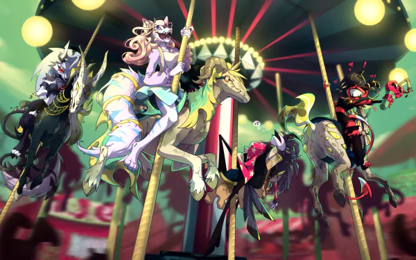 Octavia (Helluva Boss) Millie (Helluva Boss) Loona (Helluva Boss) TV Show helluva boss HD Desktop Wallpaper | Background Image