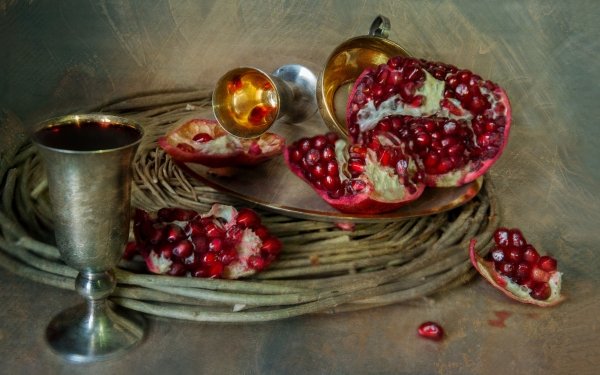 Photography Still Life Pomegranate HD Wallpaper | Background Image