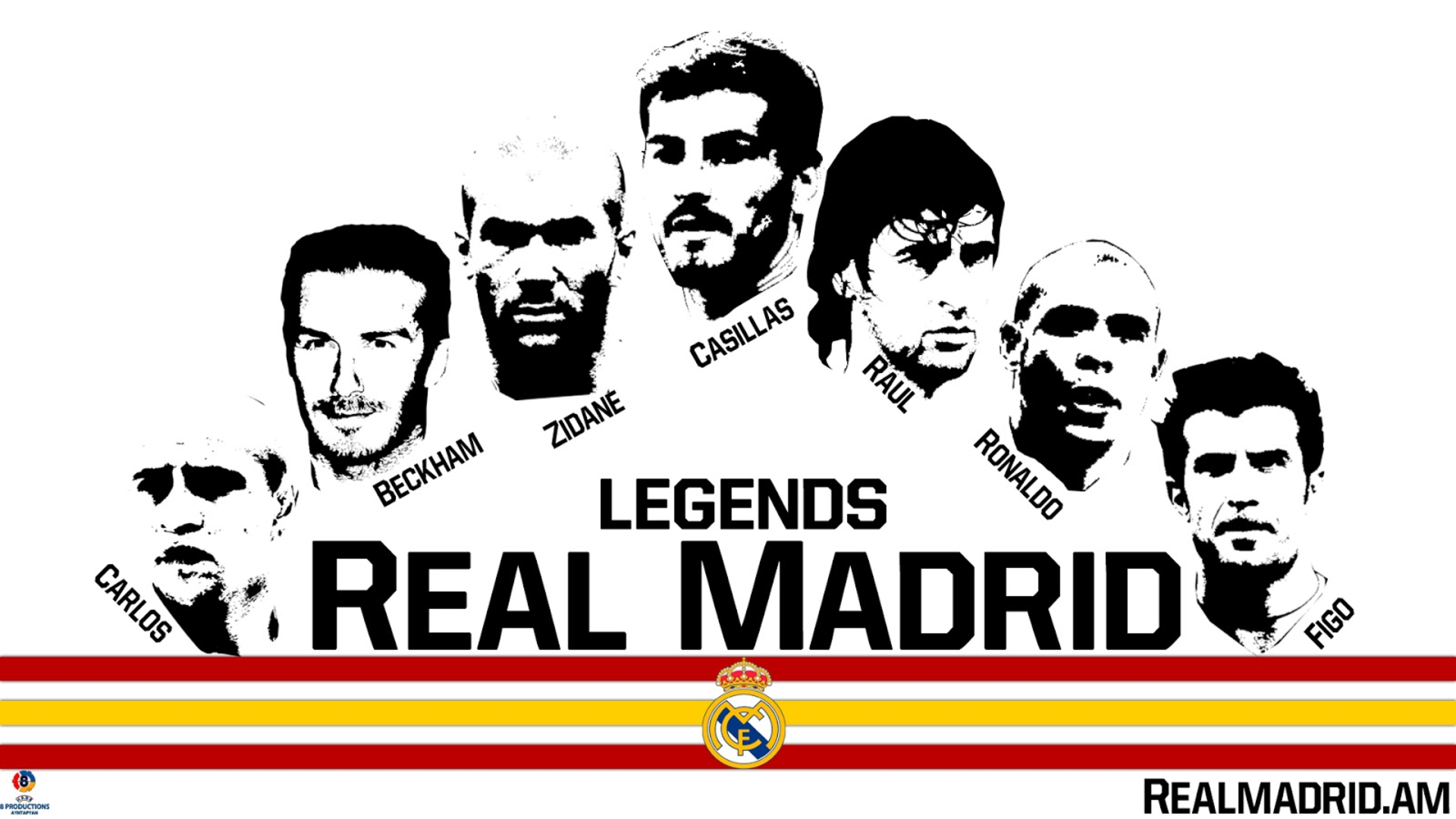 Download David Beckham Zinedine Zidane Ronaldo Naz Rio Iker Casillas Ra L Gonz Lez Blanco Real