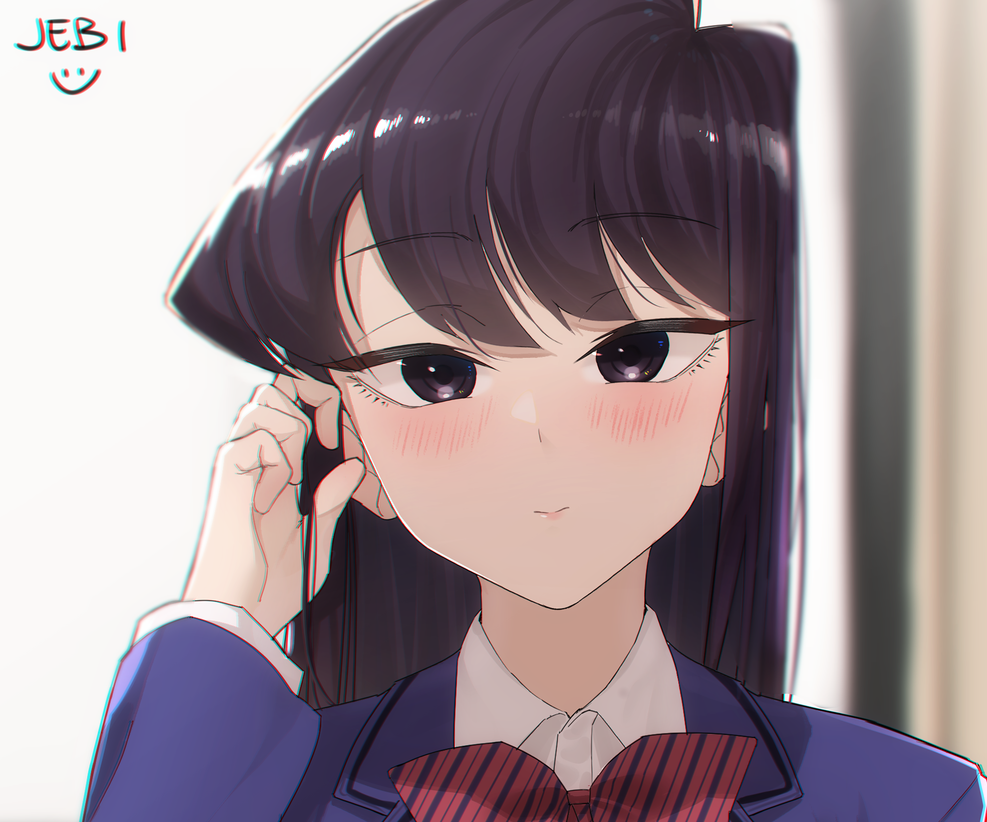 Anime Komi Can't Communicate HD Wallpaper | Background Image