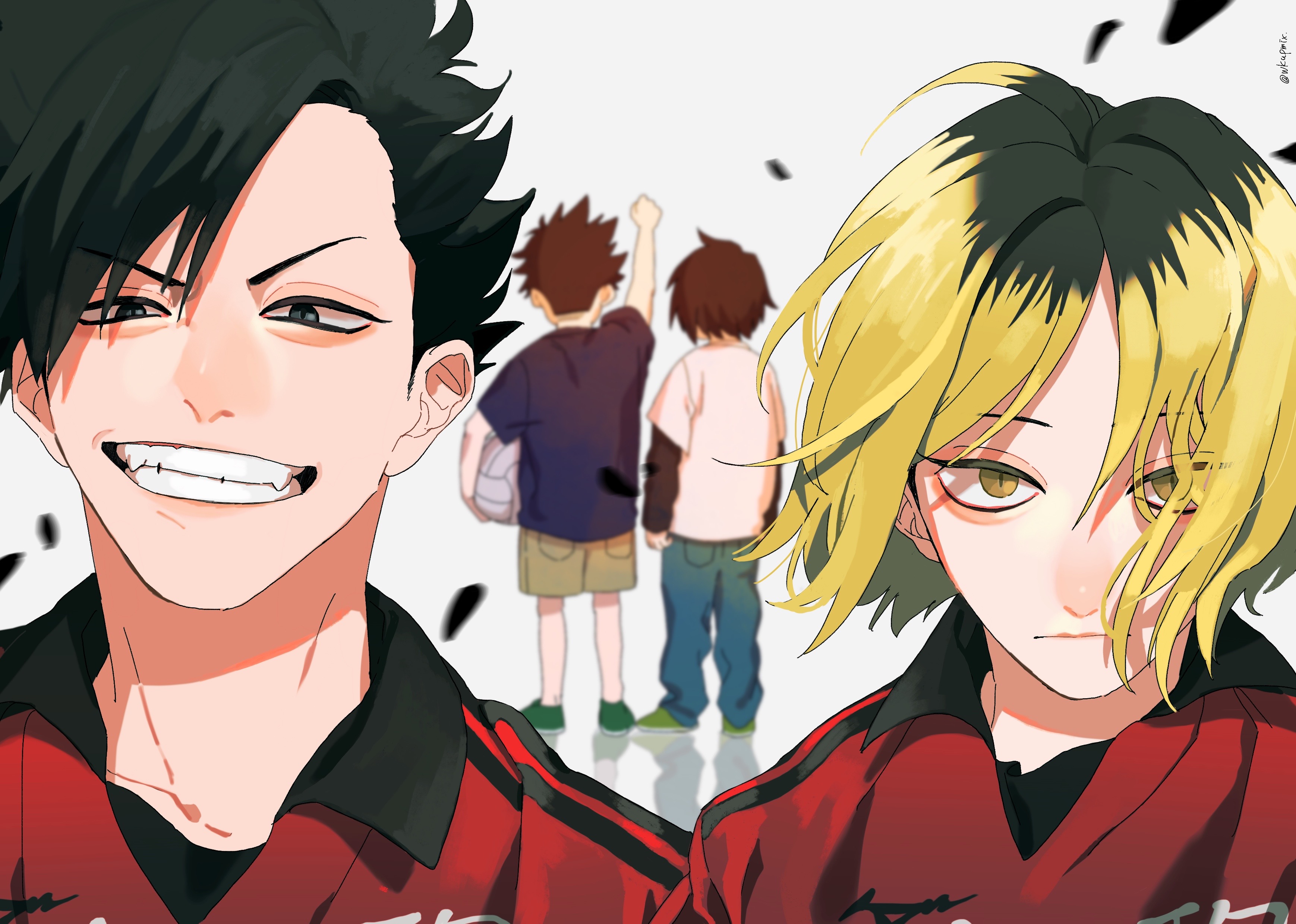 Download Tetsurō Kuroo Kenma Kozume Anime Haikyū!! HD Wallpaper