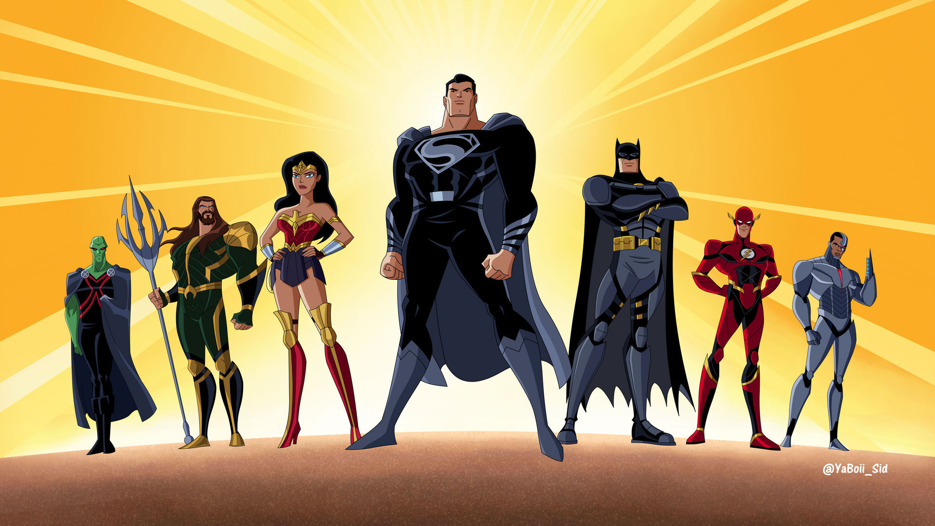 Justice League Unlimited HD Wallpaper by yaboiisid