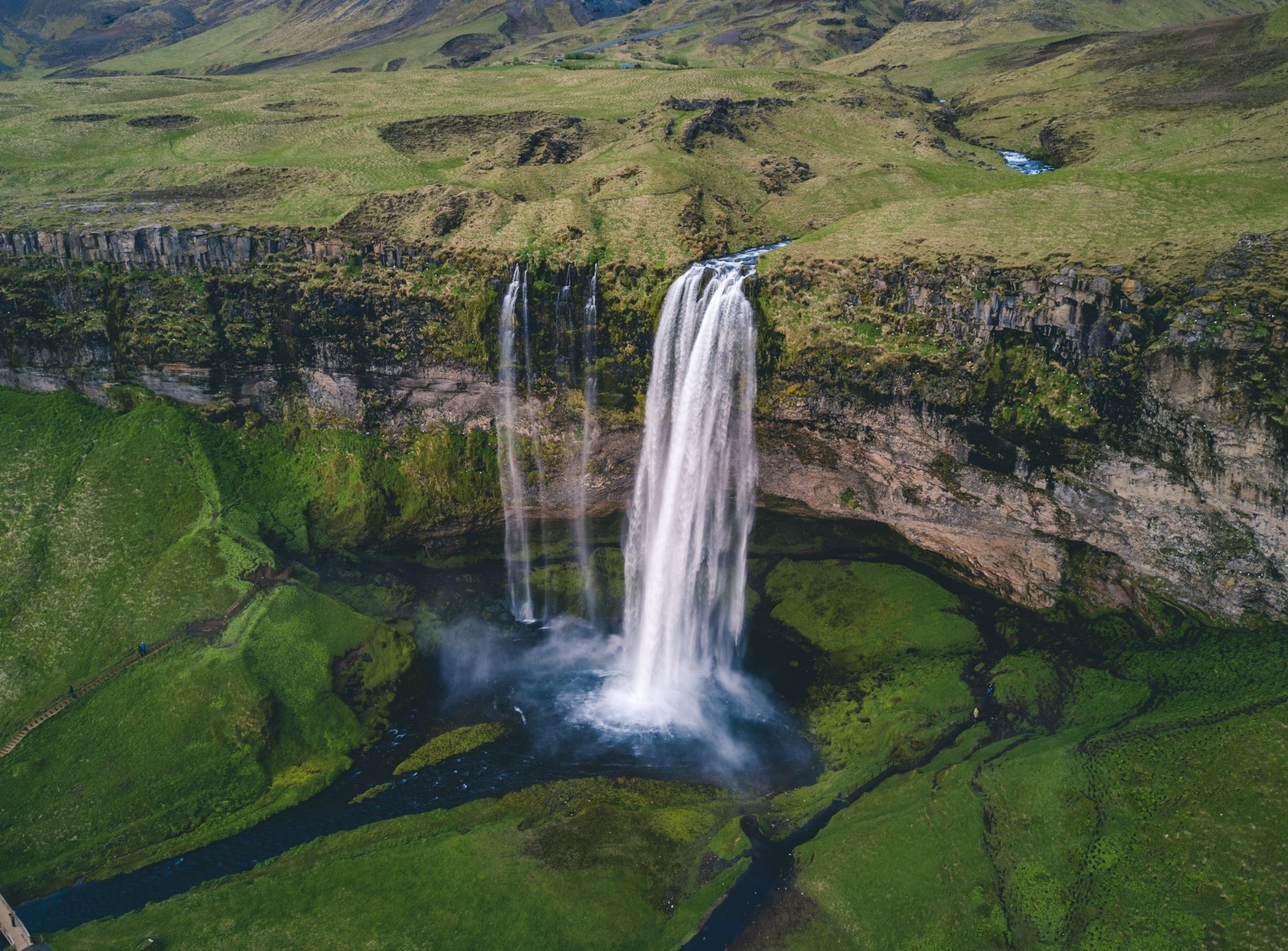 Download Waterfall Nature Seljalandsfoss 4k Ultra HD Wallpaper by Lucas Davies