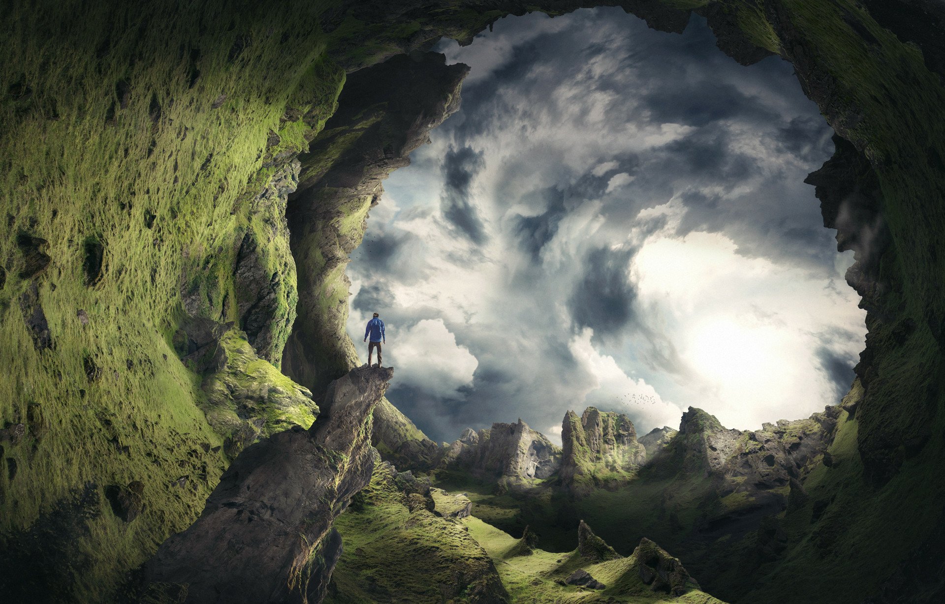 Download Fantasy Landscape Fantasy Landscape HD Wallpaper by Pietro Smurra