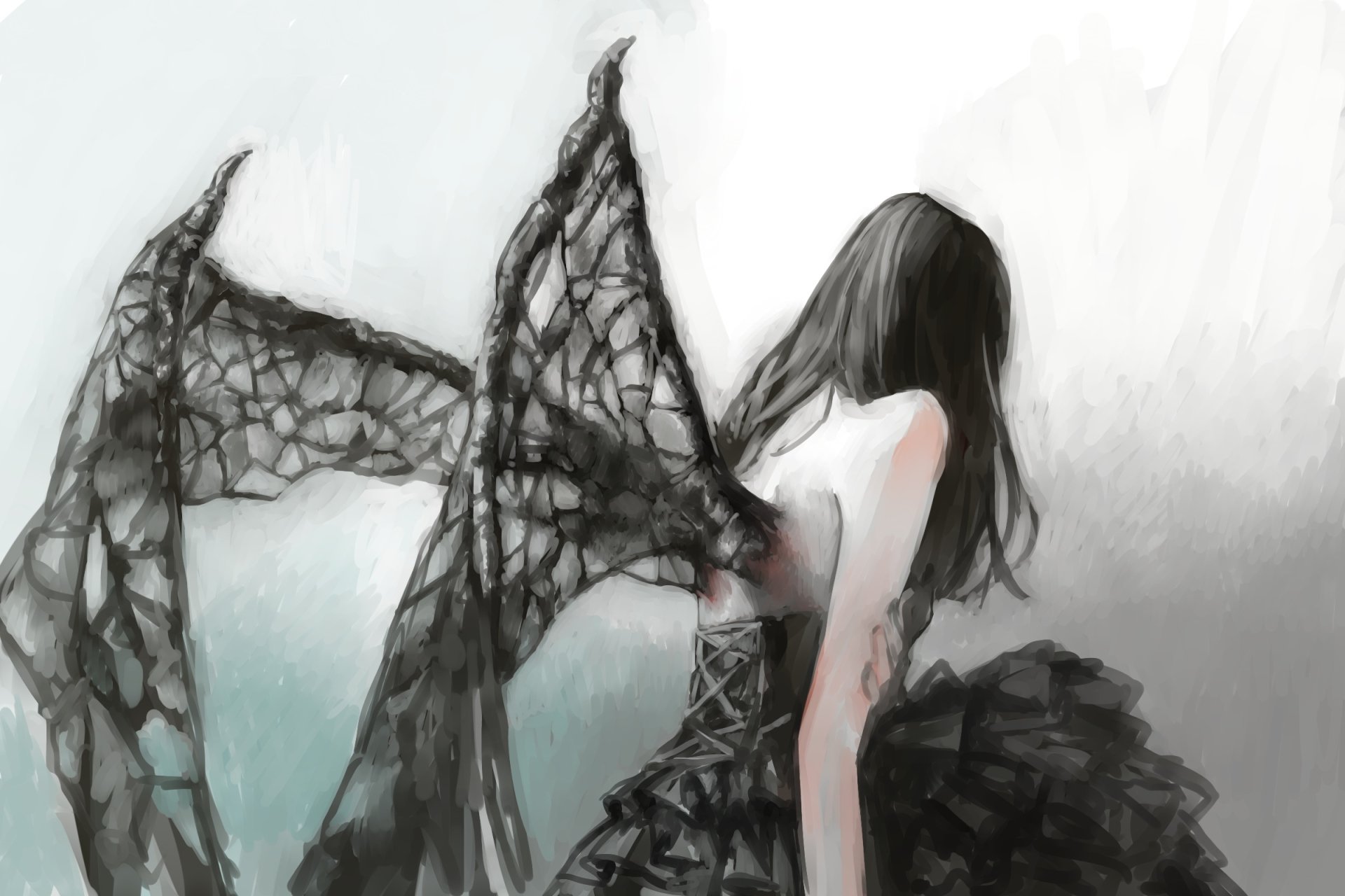 Download Wings Fantasy Angel HD Wallpaper | 2400x1600 | Wallpaper Abyss