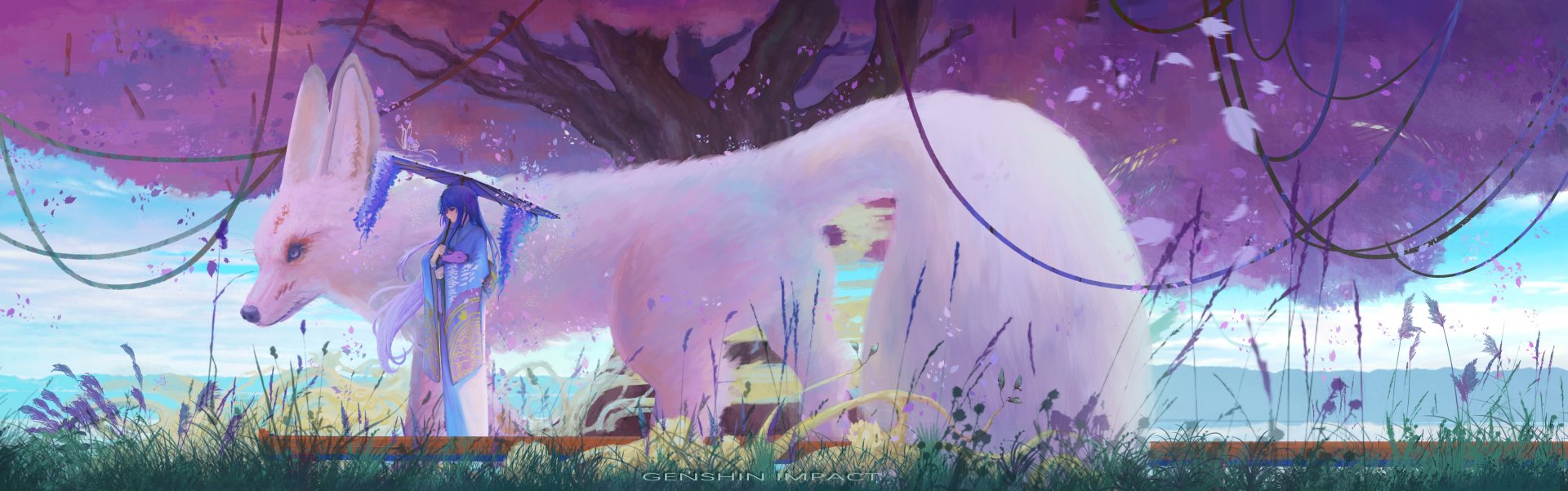 Download Raiden Makoto Video Game Genshin Impact 4k Ultra HD Wallpaper by Rueen