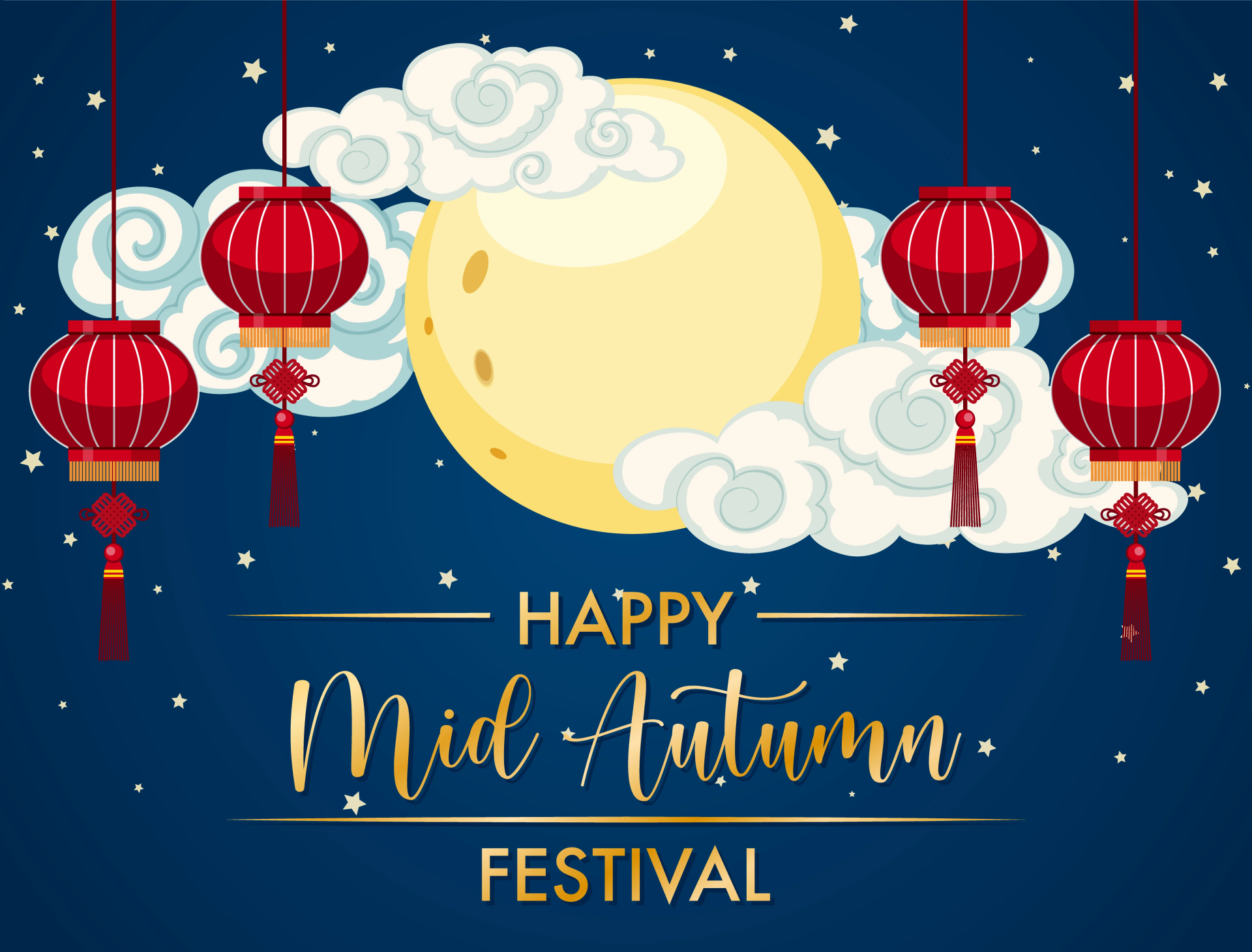 Download Moon Festival Holiday Mid-Autumn Festival 4k Ultra HD Wallpaper