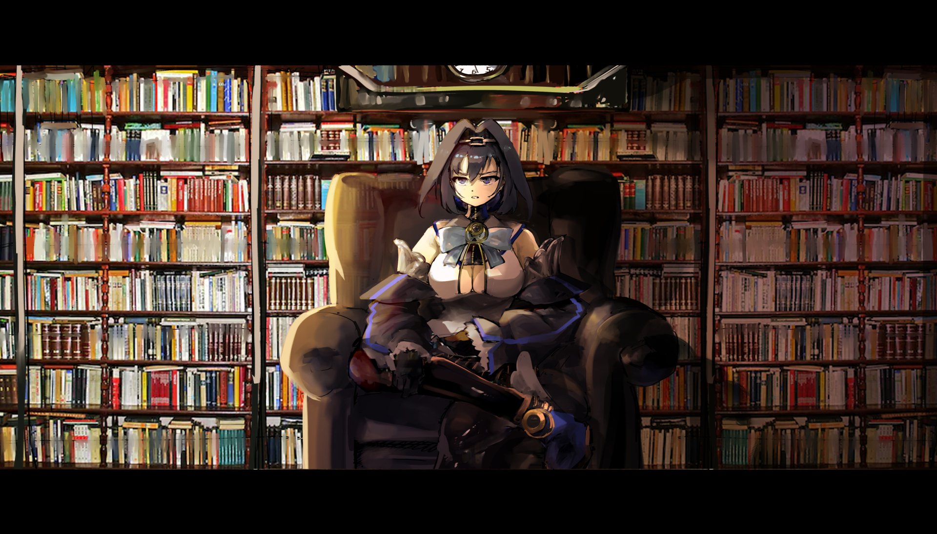 Download Library Ouro Kronii Anime Virtual Youtuber 4k Ultra HD Wallpaper by vyragami
