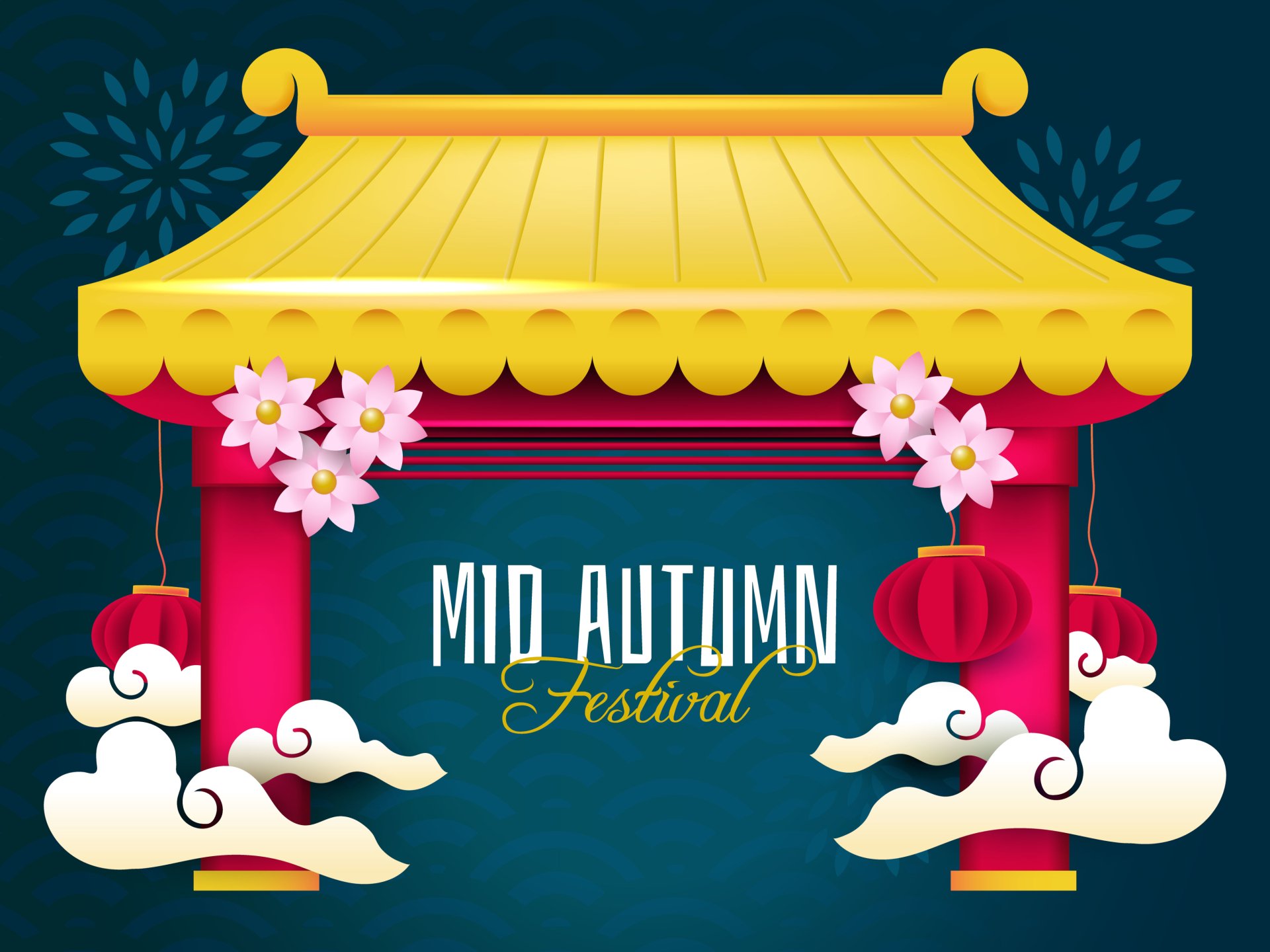 Download Moon Festival Holiday Mid-Autumn Festival 4k Ultra HD Wallpaper