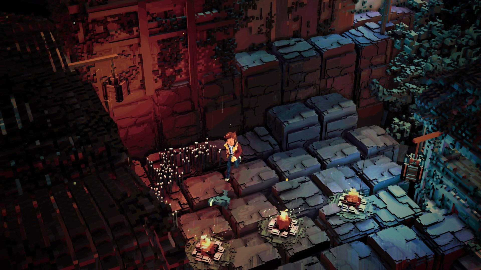 Download Video Game Bonfire Peaks 4k Ultra HD Wallpaper