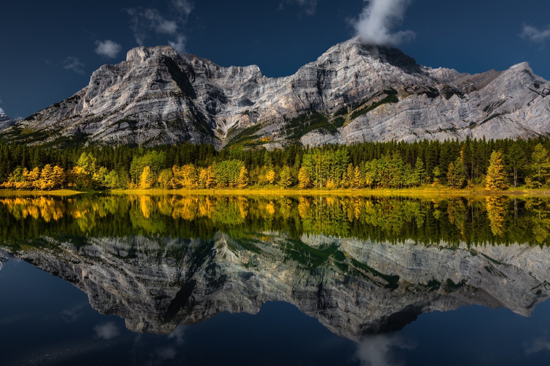 Download Nature Mountain Lake Reflection HD Wallpaper | 3072x2048 ...